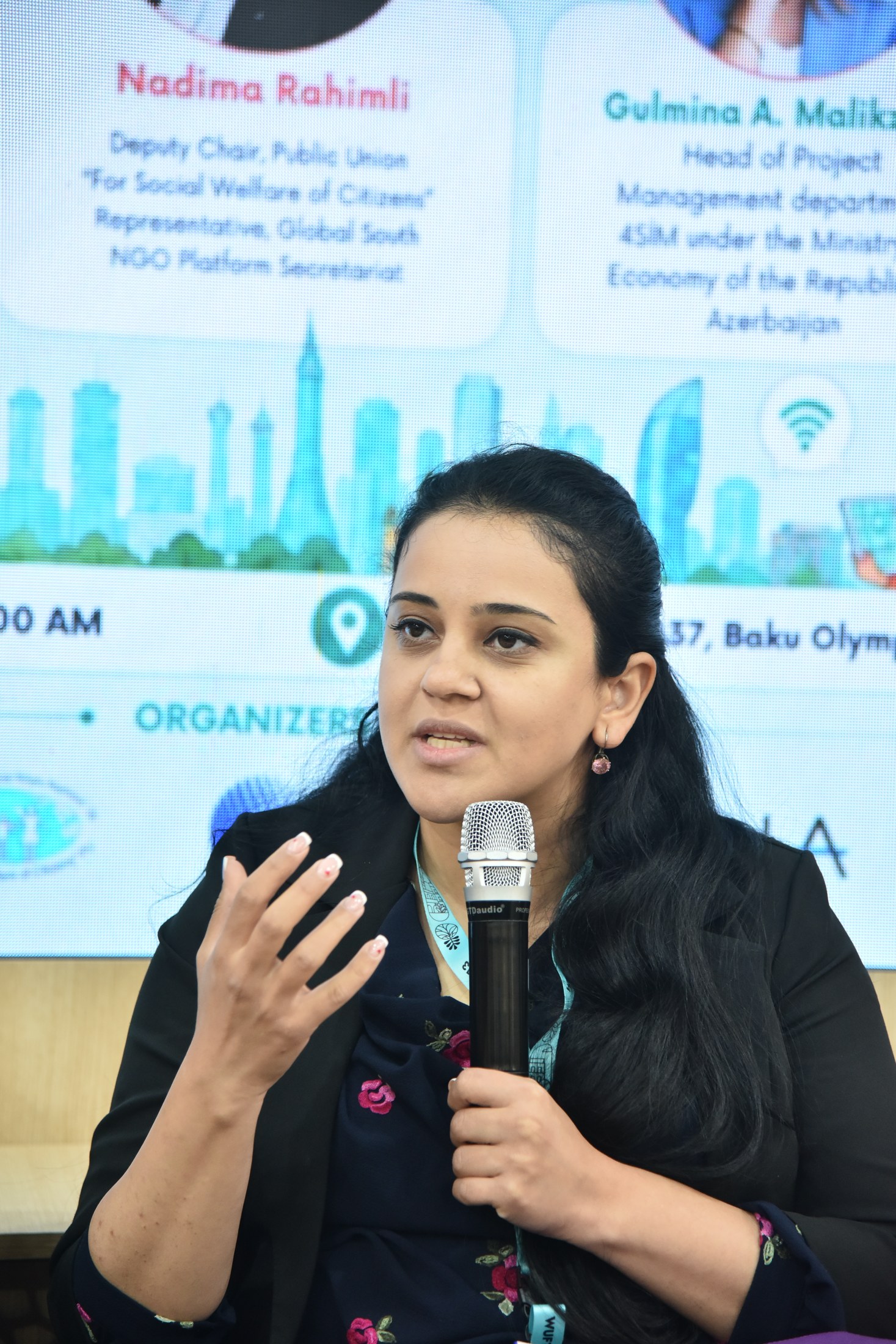 Nadima Rahimli at WUF13 panel