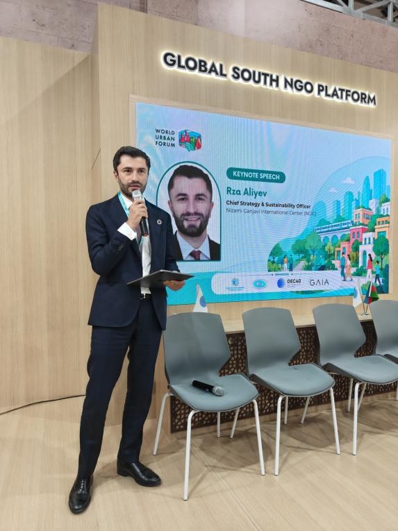 Rza Aliyev keynote at WUF13