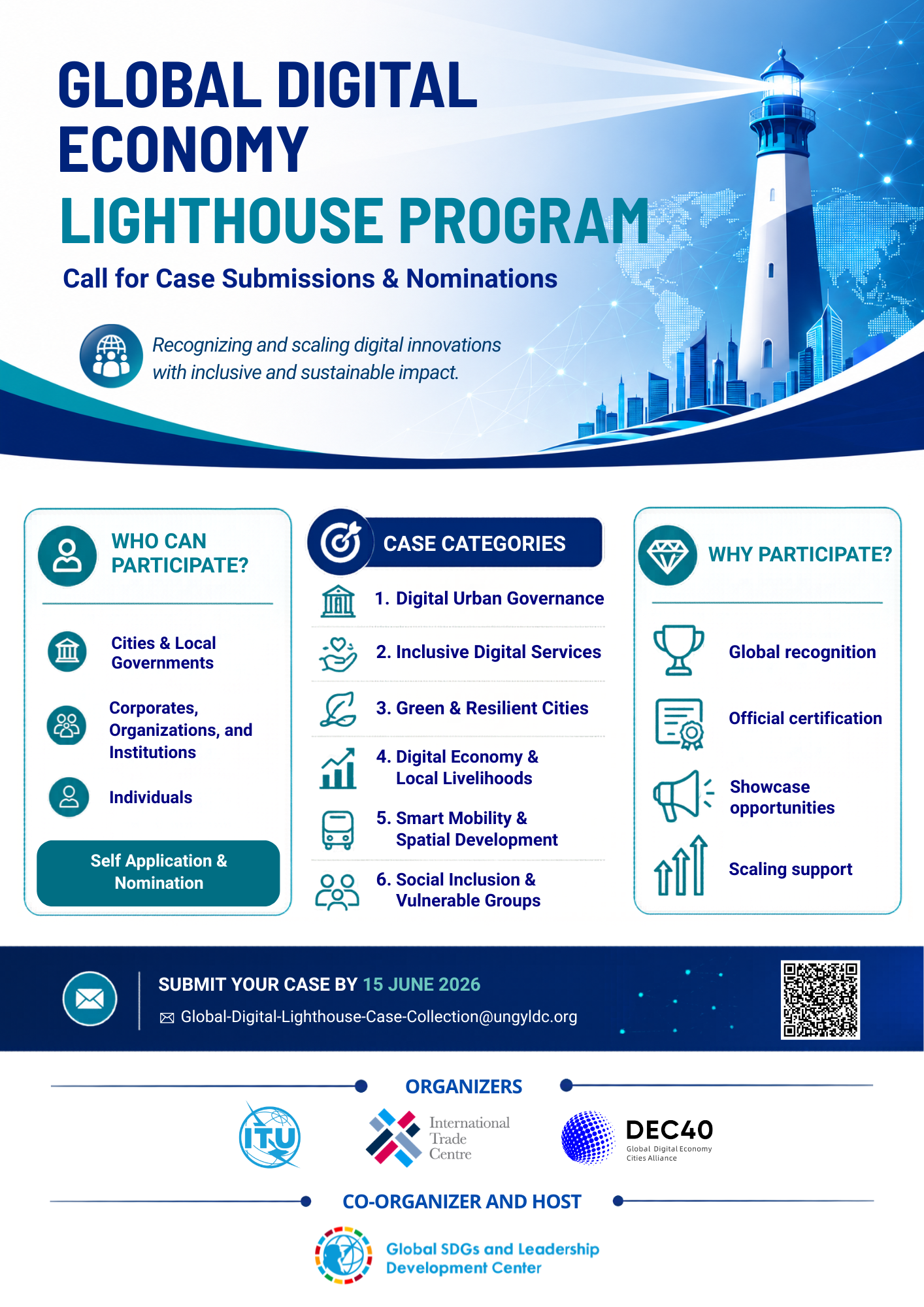 Global Digital Economy Lighthouse Program poster
