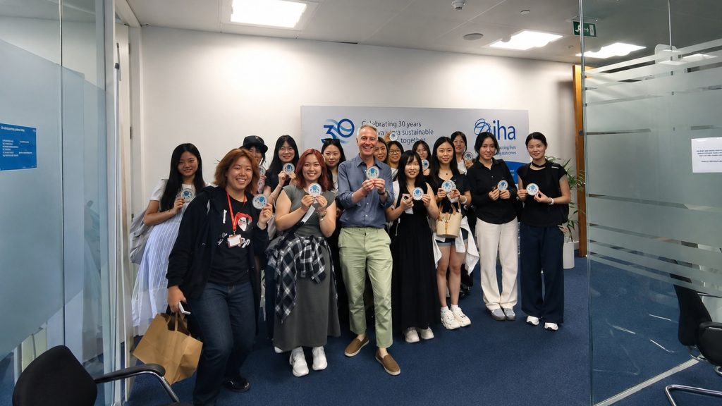 Youth delegation visits IHA in London as part of GSLDC’s Global SDGs and Youth Leadership Immersion Programme