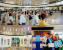 Figure 2: On-site at the exhibition: the main hall, exhibition panels and youth participants