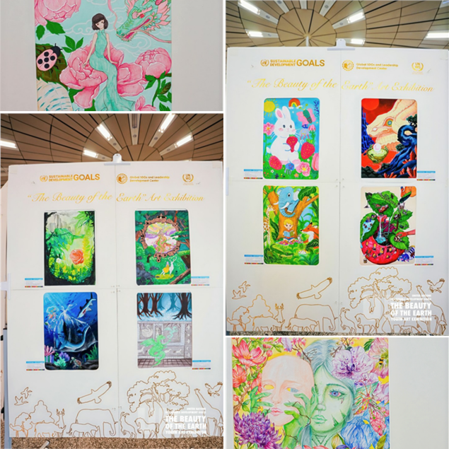 Figure 4: Exhibited artworks at the exhibition venue
